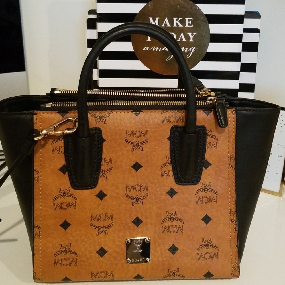 100% Authentic MCM Kathy Visetos Handbag.